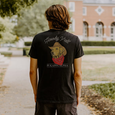 Pike Cowboy Retriever Black Short Sleeve Pocket Tee