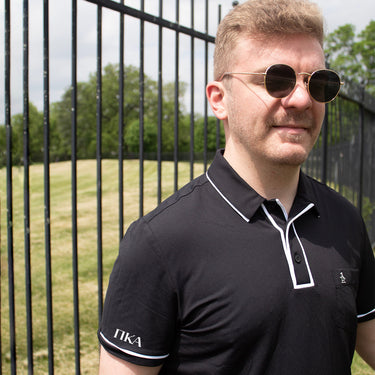 New! Pike Original Penguin Greek Letter Polo