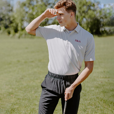 New! Pike White Callaway Greek Letter Golf Polo