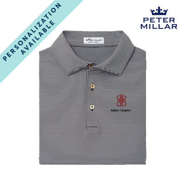 New! Pike Personalized Peter Millar Polo With Symbol