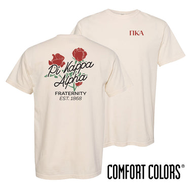 Pike Rosebud Ivory Short Sleeve Tee