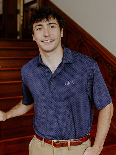 Pike Callaway Chevron Patterned Polo Pi Kappa Alpha