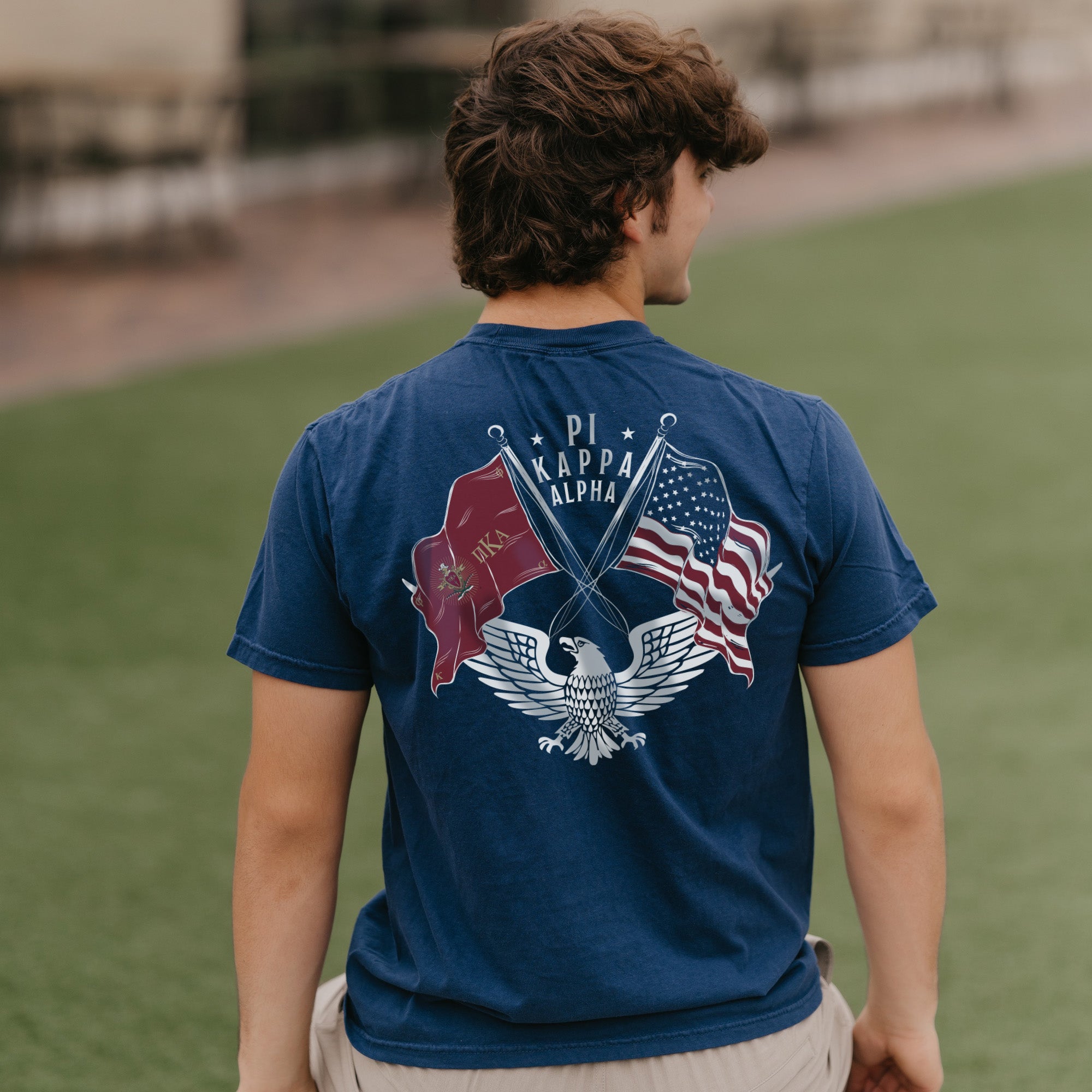 Cd R Pike Navy Pike Navy Patriot tee – Pike Merch