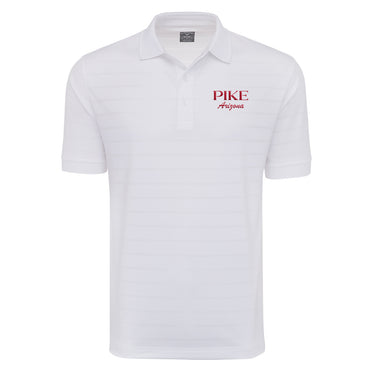 PIKE White Callaway Opti-Vent Polo