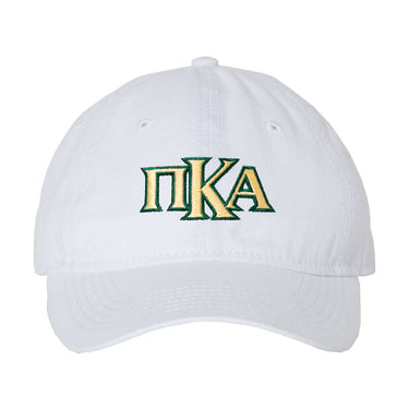 PIKE White Greek Letter Cap