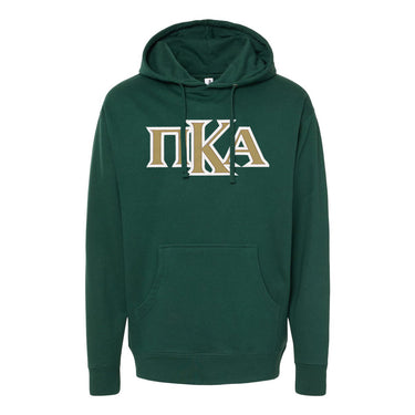 PIKE Green Sewn On Greek Letter Hoodie
