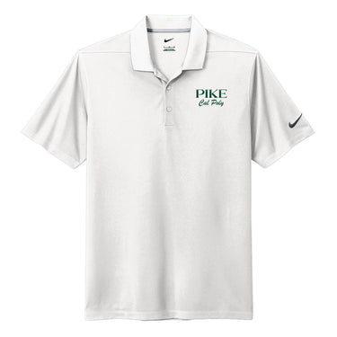 PIKE White Nike Polo