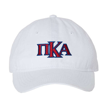 PIKE White Greek Letter Cap