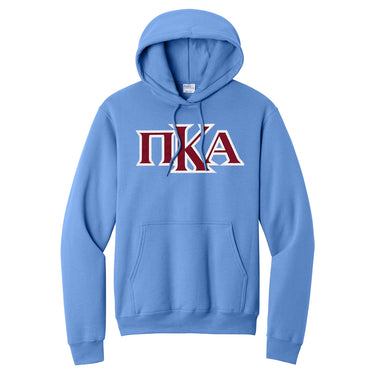 PIKE Blue Sewn On Greek Letter Hoodie