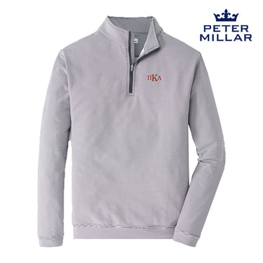 Pike Peter Millar Mini Stripe Stretch Quarter Zip