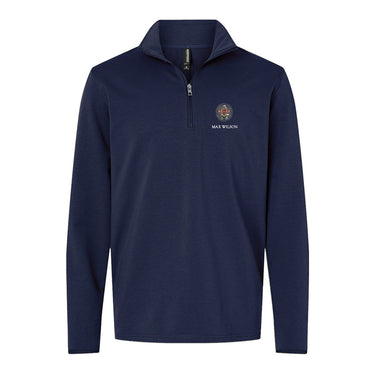 New! Pike Embroidered Crest Quarter Zip Pi Kappa Alpha