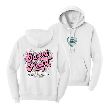 Pike White Sweetheart Hoodie