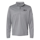 Pike Frat Grey Adidas Lightweight Performance 1/4 Zip.