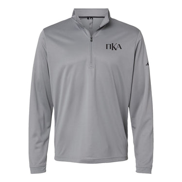 Pike Frat Grey Adidas Lightweight Performance 1/4 Zip.