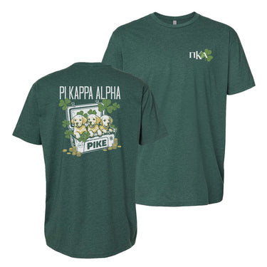 Green Pi Kappa Alpha St.Patrick's t-shirt
