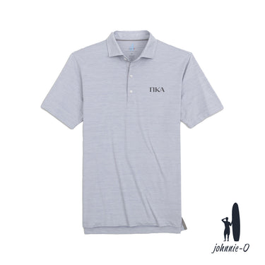 New! Pike Johnnie-O Heather Grey Polo