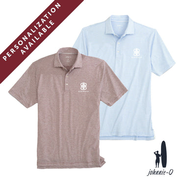 New! PIKE Personalized Johnnie-O Striped Polo