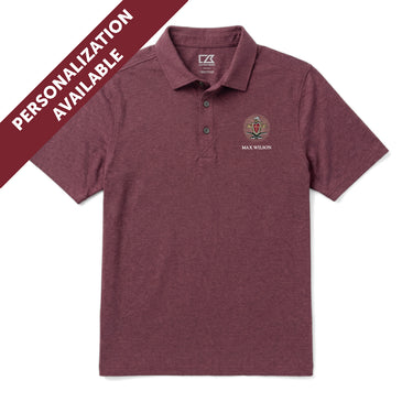 New! Pike Cutter & Buck Maroon Polo