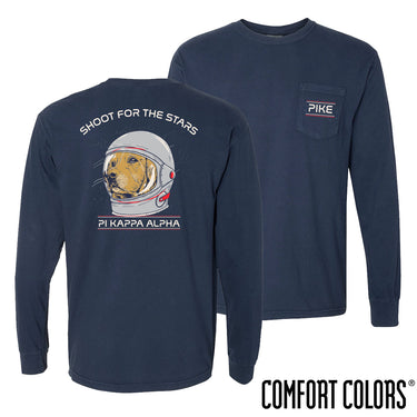 New! Pike Astronaut Retriever Long Sleeve Tee