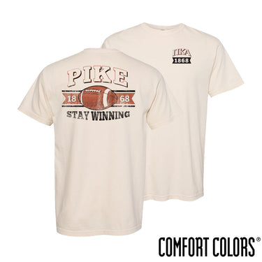 Pike Comfort Colors Stay Winning Football Short Sleeve Tee