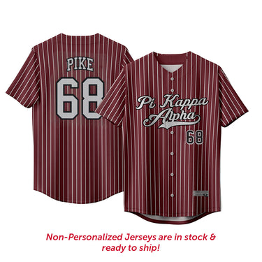 Pike Pinstripe Baseball Jersey.