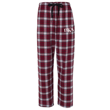 Pike Maroon Plaid Flannel Pants