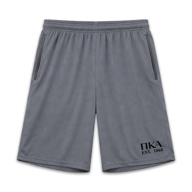 New! Pike 7in Grey Pocketed Shorts
