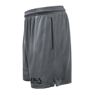 New! Pike 7in Grey Pocketed Shorts