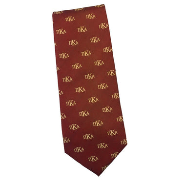 Pike Greek Letter Silk Tie | Pi Kappa Alpha | Ties > Neck ties