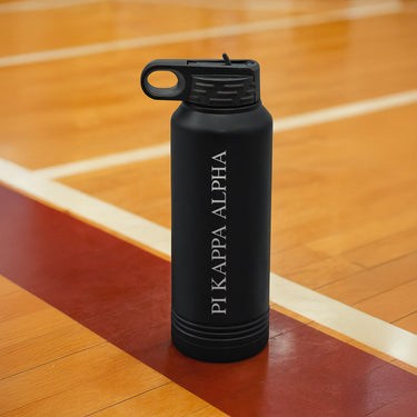 Pi Kappa Alpha  Black Water Bottle
