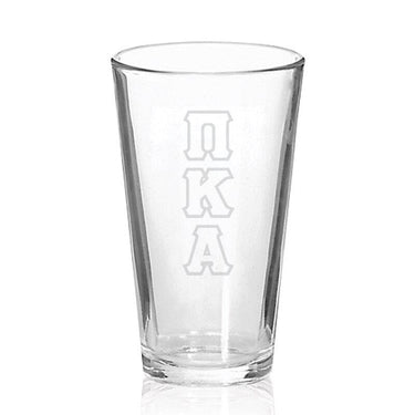 Pike Engraved Fellowship Glass | Pi Kappa Alpha | Drinkware > 15 ounce glasses