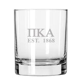 Pike Engraved Glass | Pi Kappa Alpha | Drinkware > 8 ounce glasses