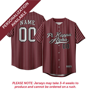 Pike Pinstripe Baseball Jersey.