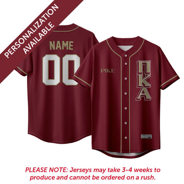 Pike Block Baseball Jersey.
