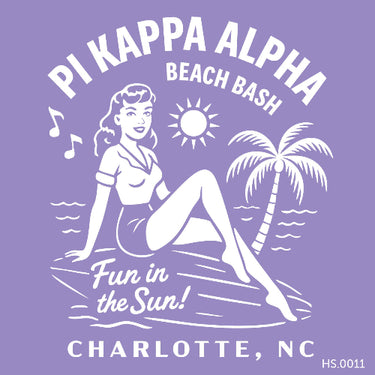 Pi Kappa Alpha Charlotte Beach Bash Tee