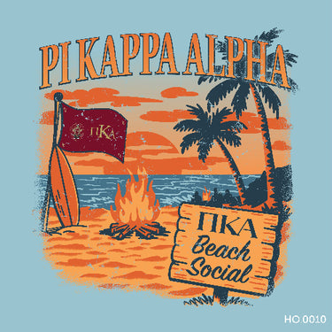Pi Kappa Alpha Beach Social Tee