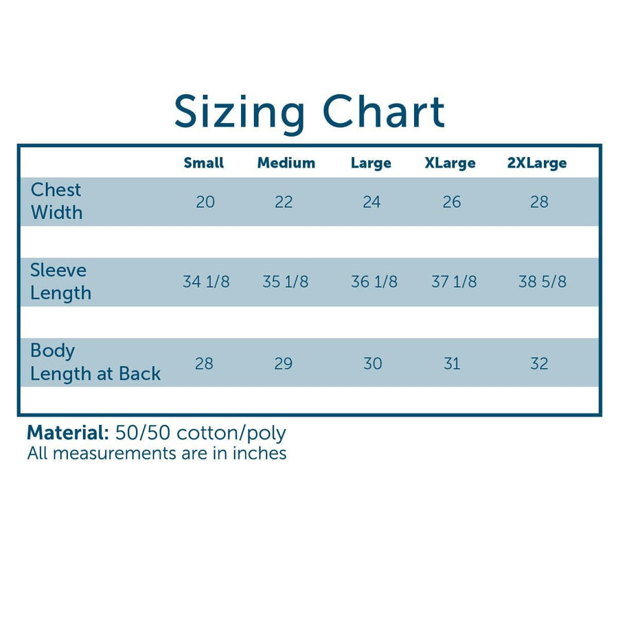 Comfort Colors Size Chart