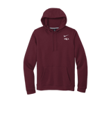 Dark Maroon Printed Hoody Front